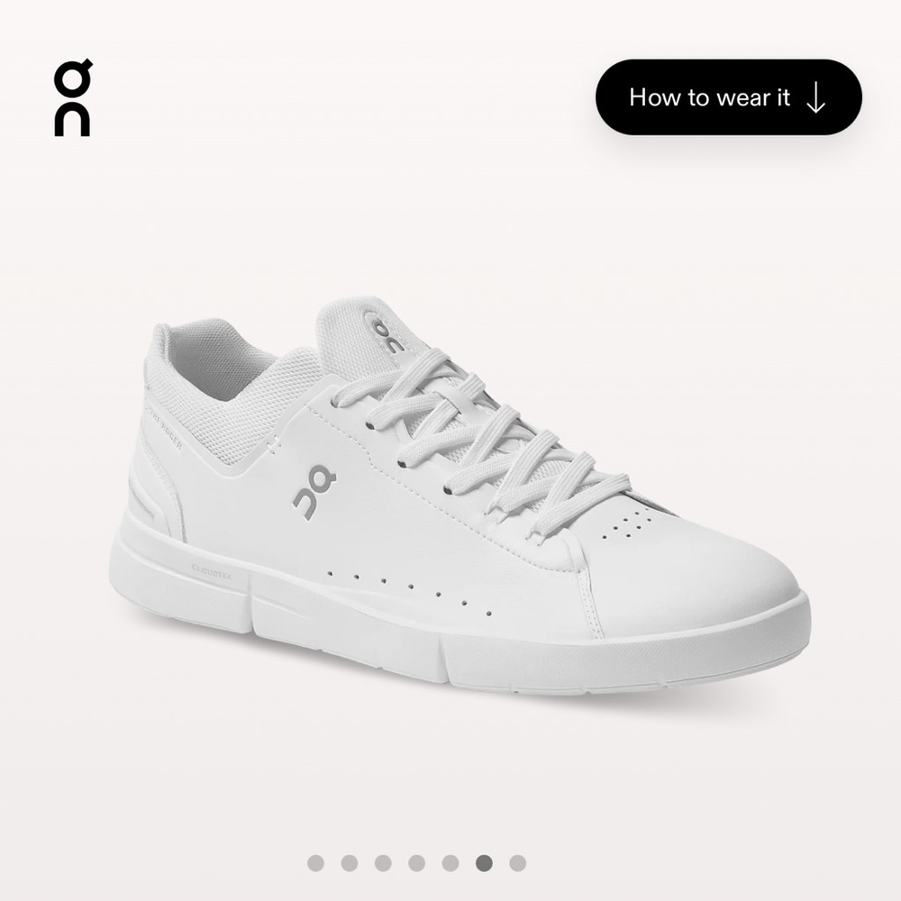 Brand new never worn the roger advantage on cloud sneakers
